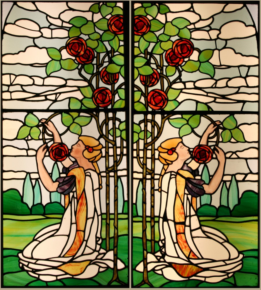 Leaded stained glass